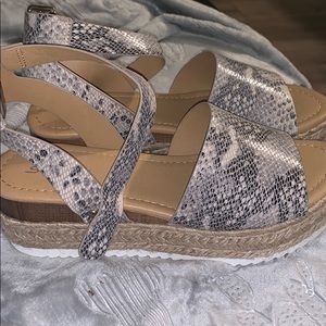Soda Shoes - Platform sandals snake print Soda Shoes - Platform sandals snake print